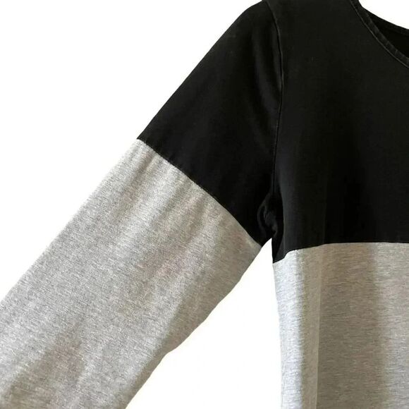 Hount Womens 3/4 Sleeve Back Lace Tops Round Neck Striped T-Shirts SZ M #1180 - Picture 5 of 13